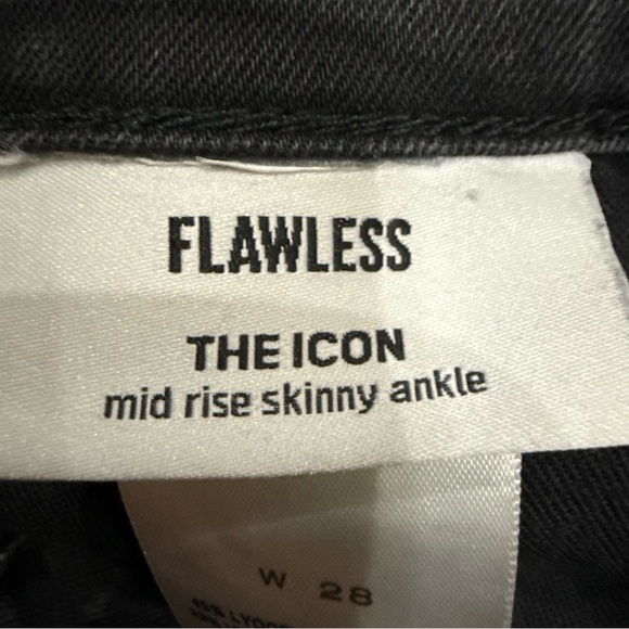 Joe's Jeans Flawless The Icon Y2K Black MidRise Skinny Ankle Jeans / 28 / GUC* - Picture 8 of 10